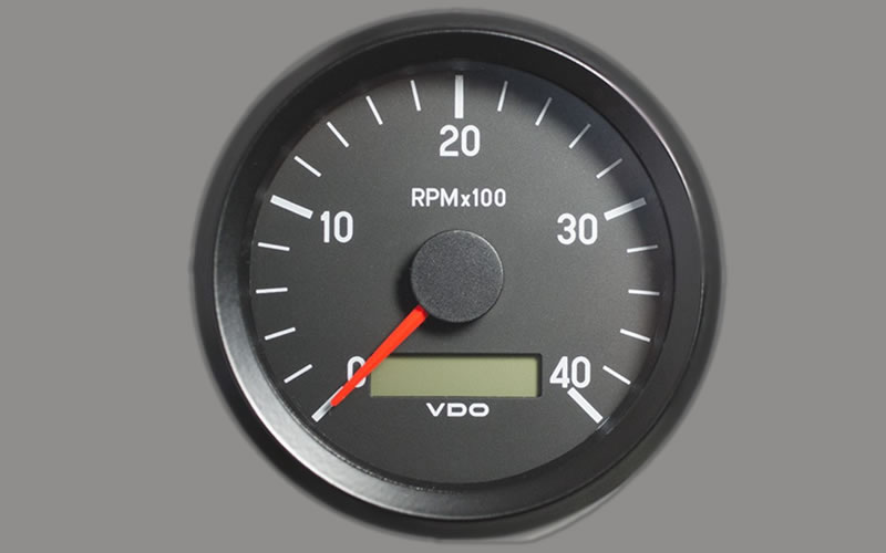 Tachometer 4000 RPM Gauge